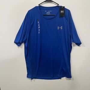 Under Armour Men's XXL Blue Tech Tee‎ T Shirt Short Sleeve Athleisure Workout
